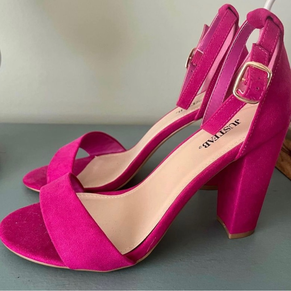 10W JustFab Pink Heels